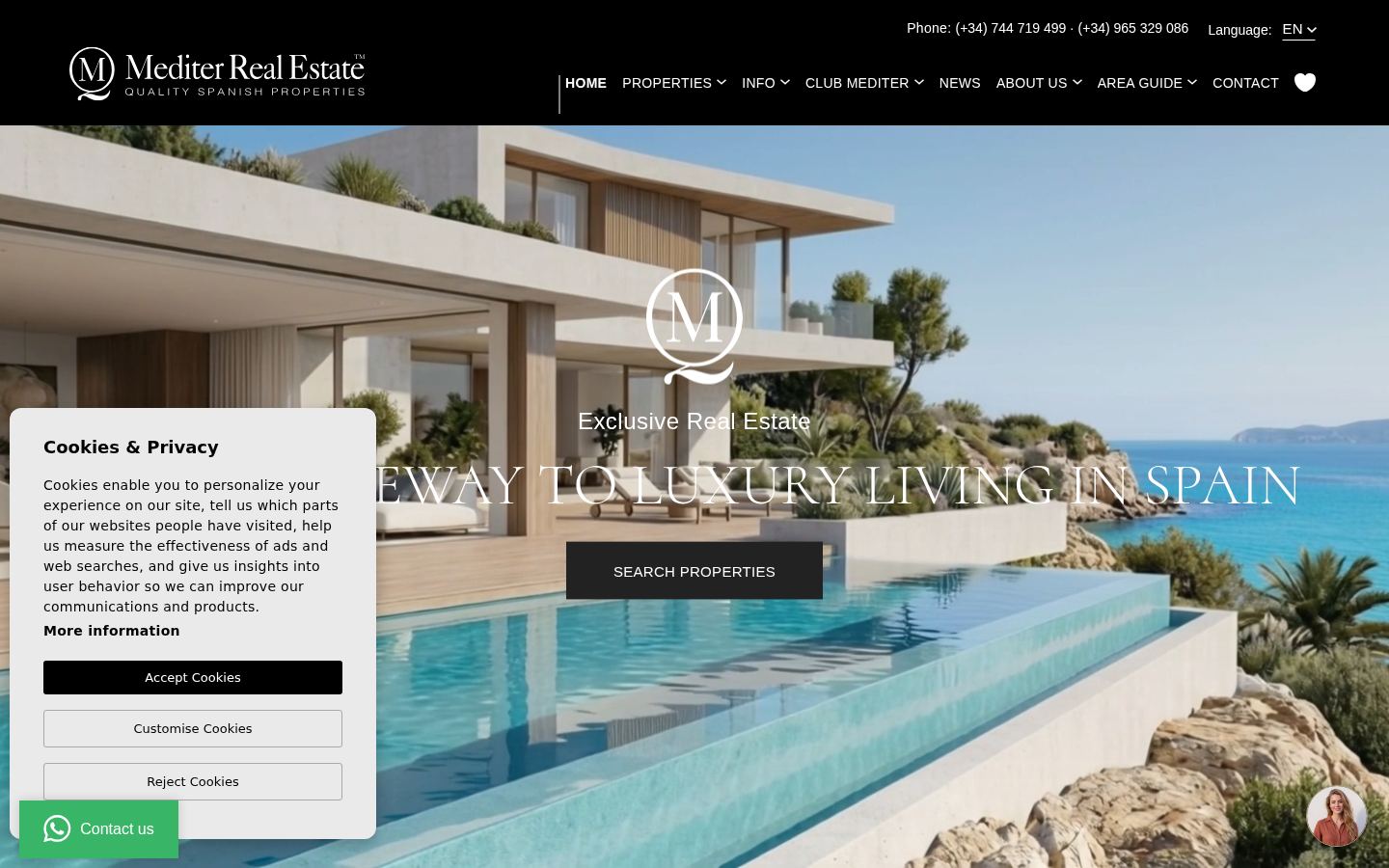 Mediter Real Estate · HOMEPAGE_SCREENSHOT
