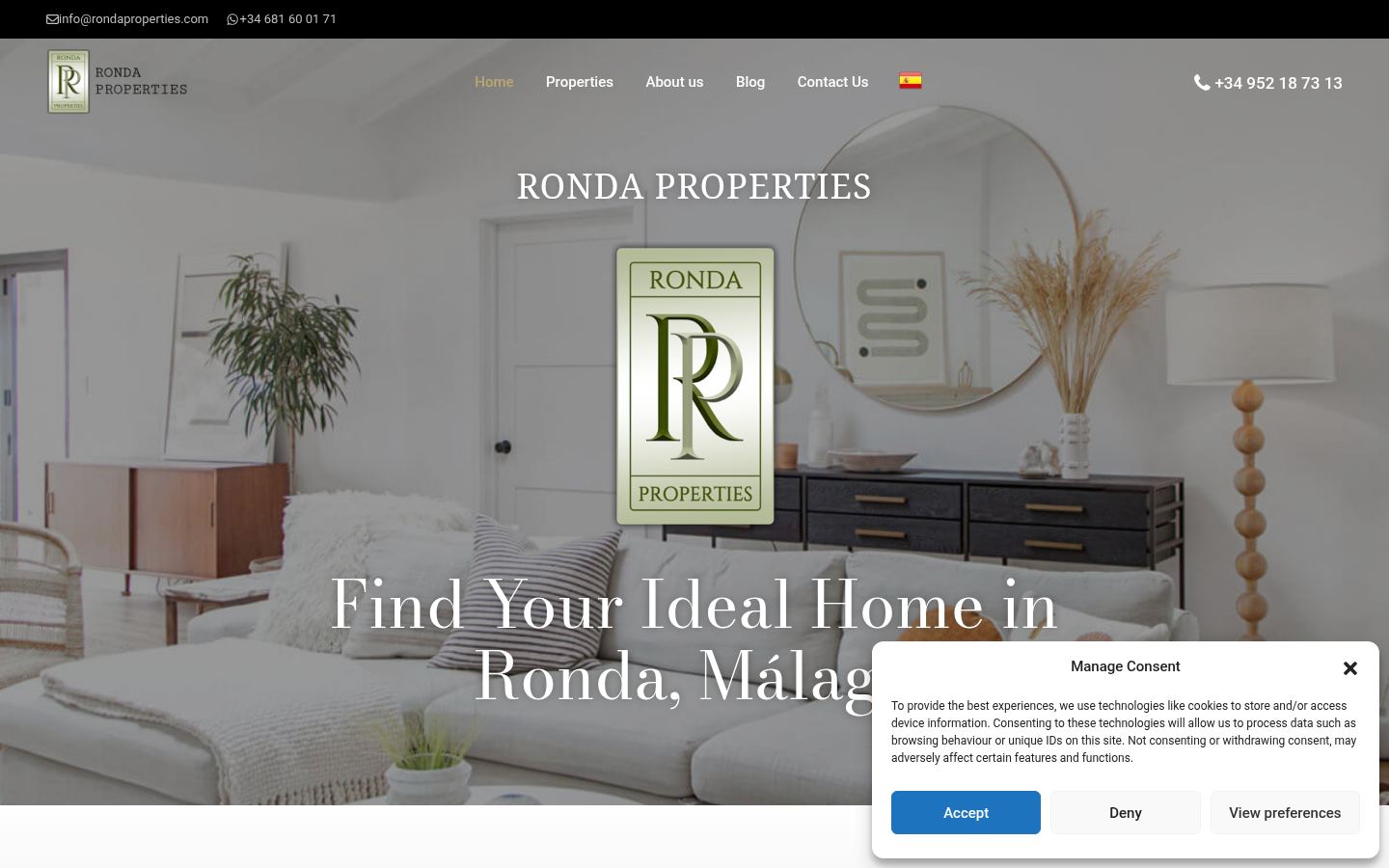 Ronda Properties · HOMEPAGE_SCREENSHOT