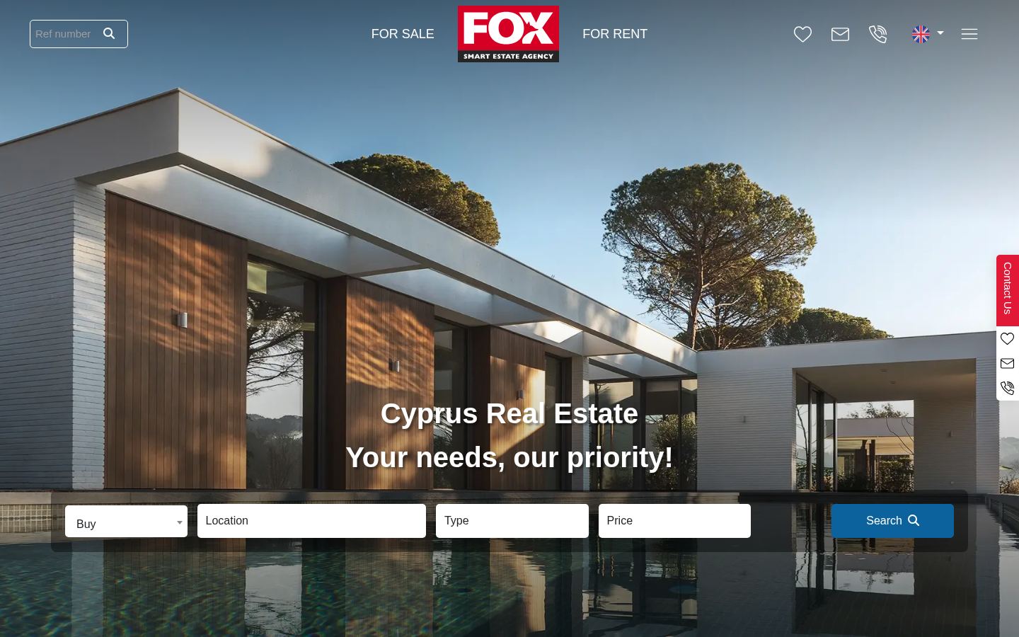 FOX Smart Estate Agency · HOMEPAGE_SCREENSHOT