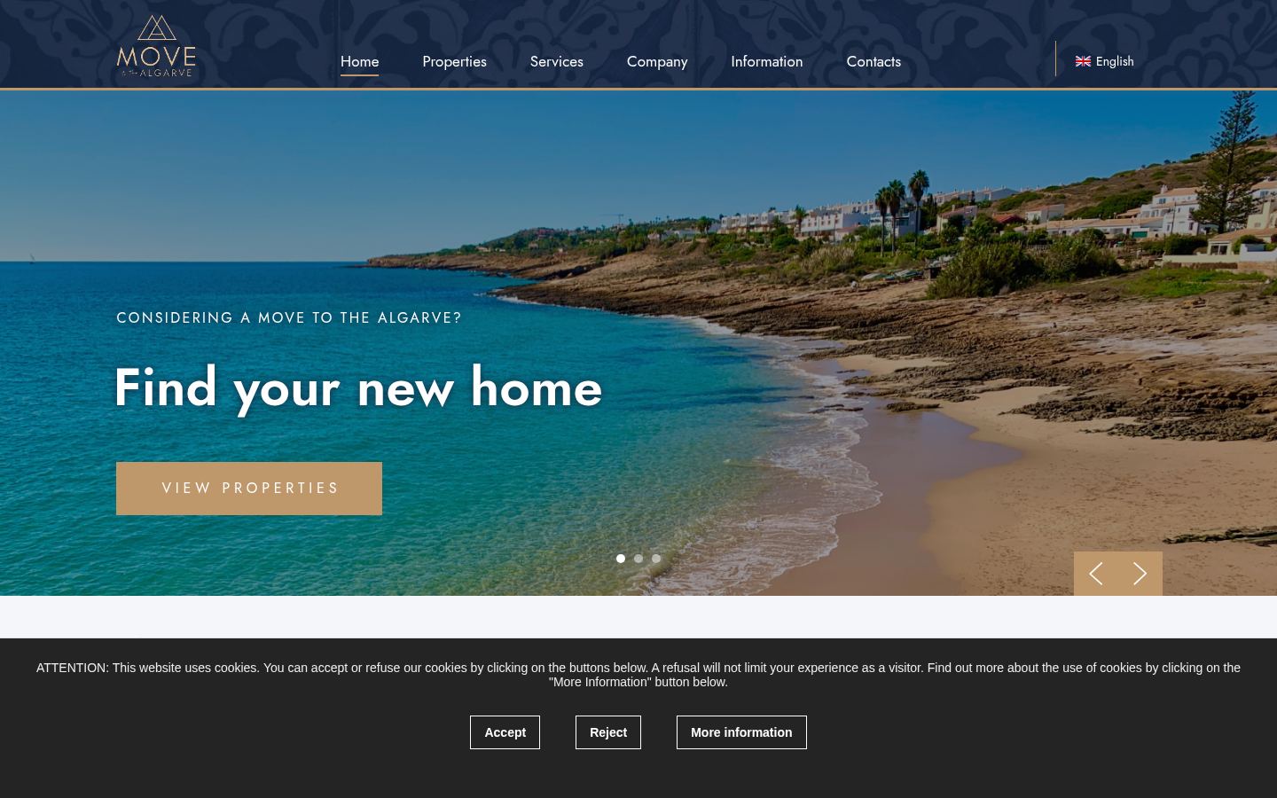 Move Algarve · HOMEPAGE_SCREENSHOT