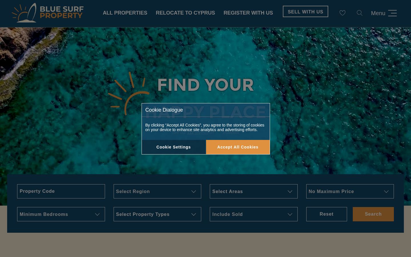 Blue Surf Property · HOMEPAGE_SCREENSHOT
