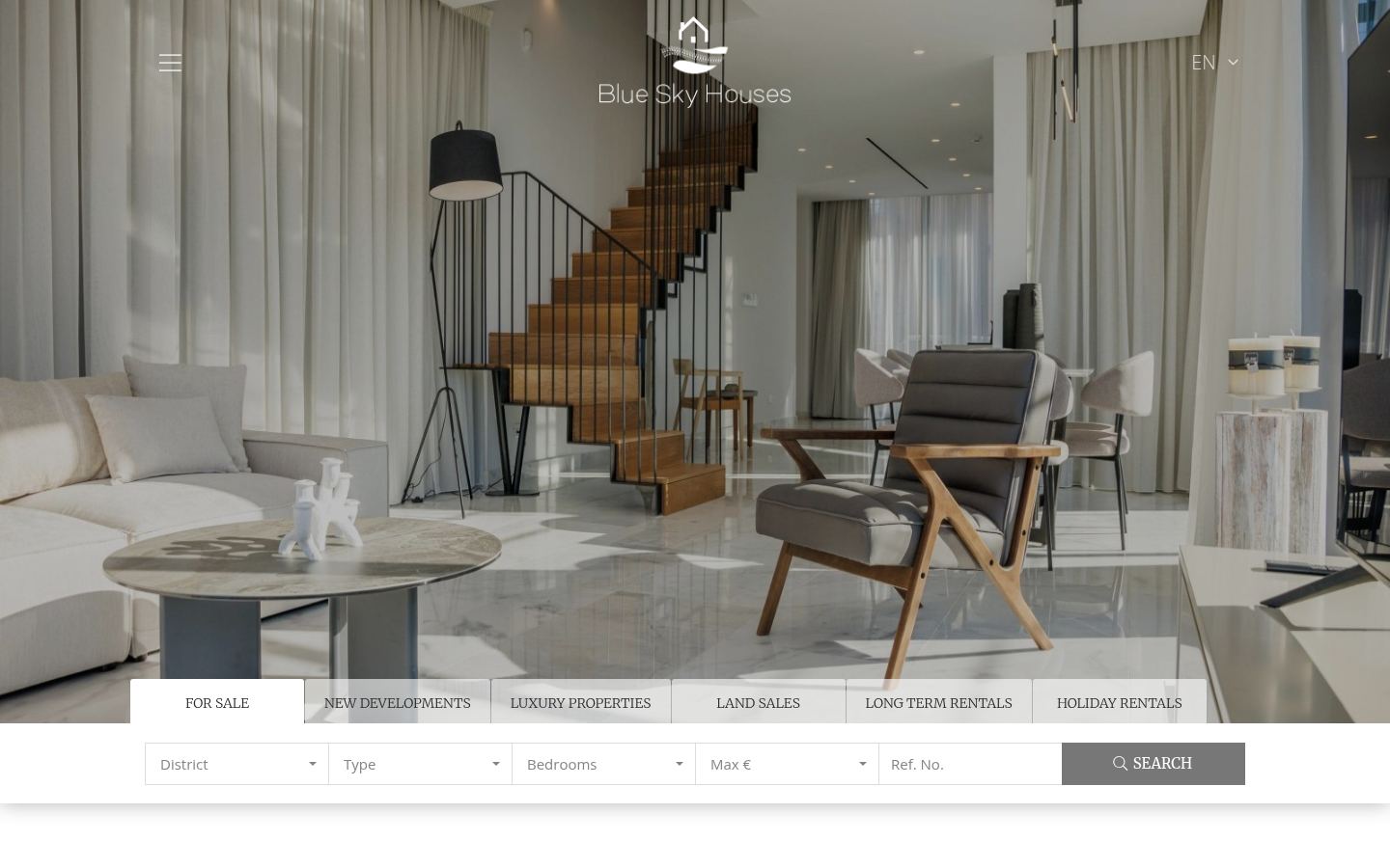 Blue Sky Houses · HOMEPAGE_SCREENSHOT