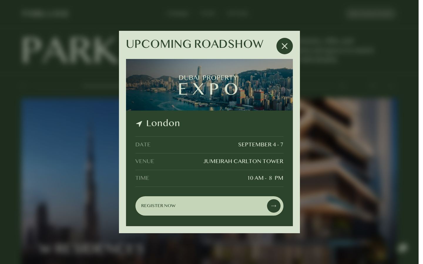 Park Lane Premium Properties L.l.c · HOMEPAGE_SCREENSHOT